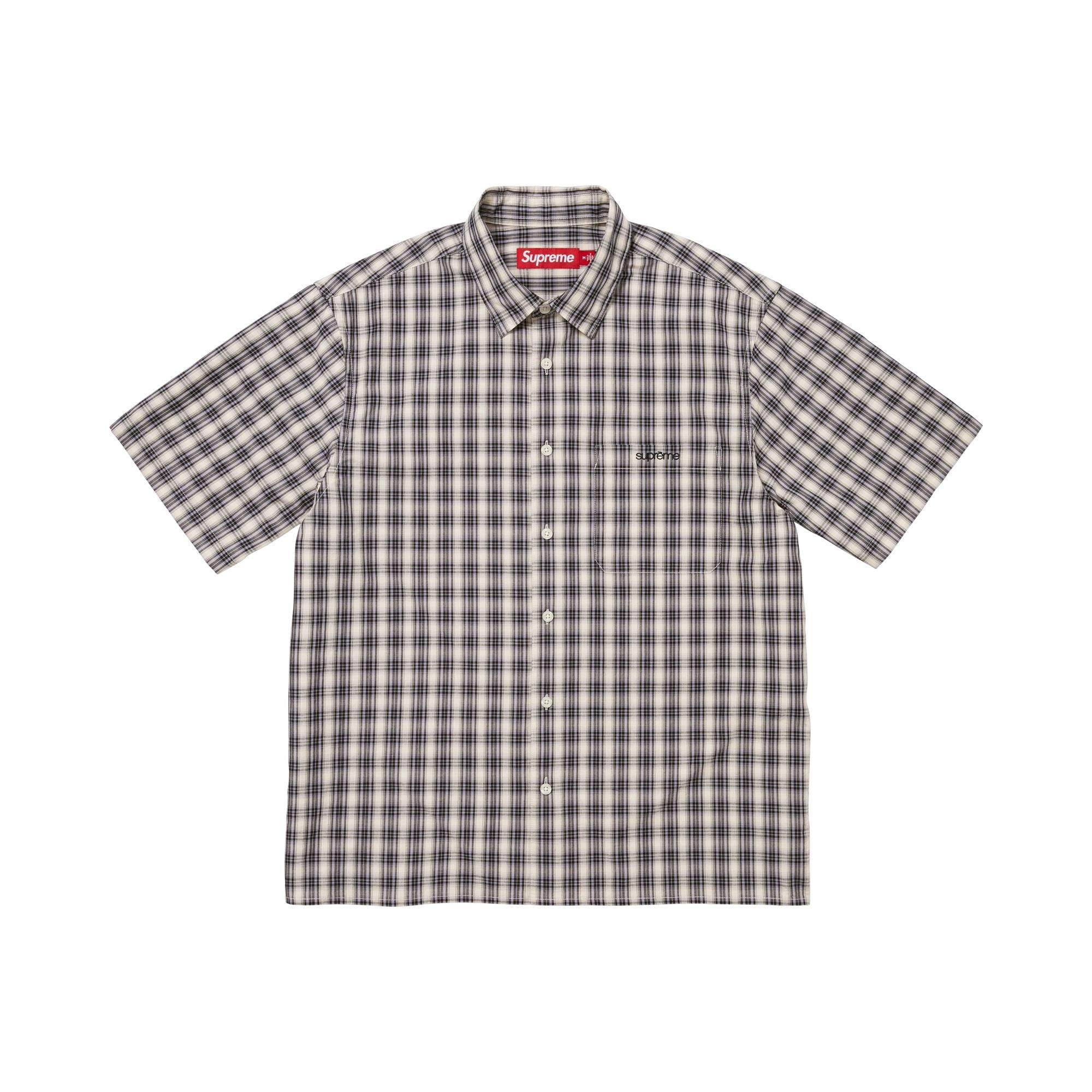 Buy Supreme Mini Plaid Short-Sleeve Shirt 'Stone' - SS26S8 STONE