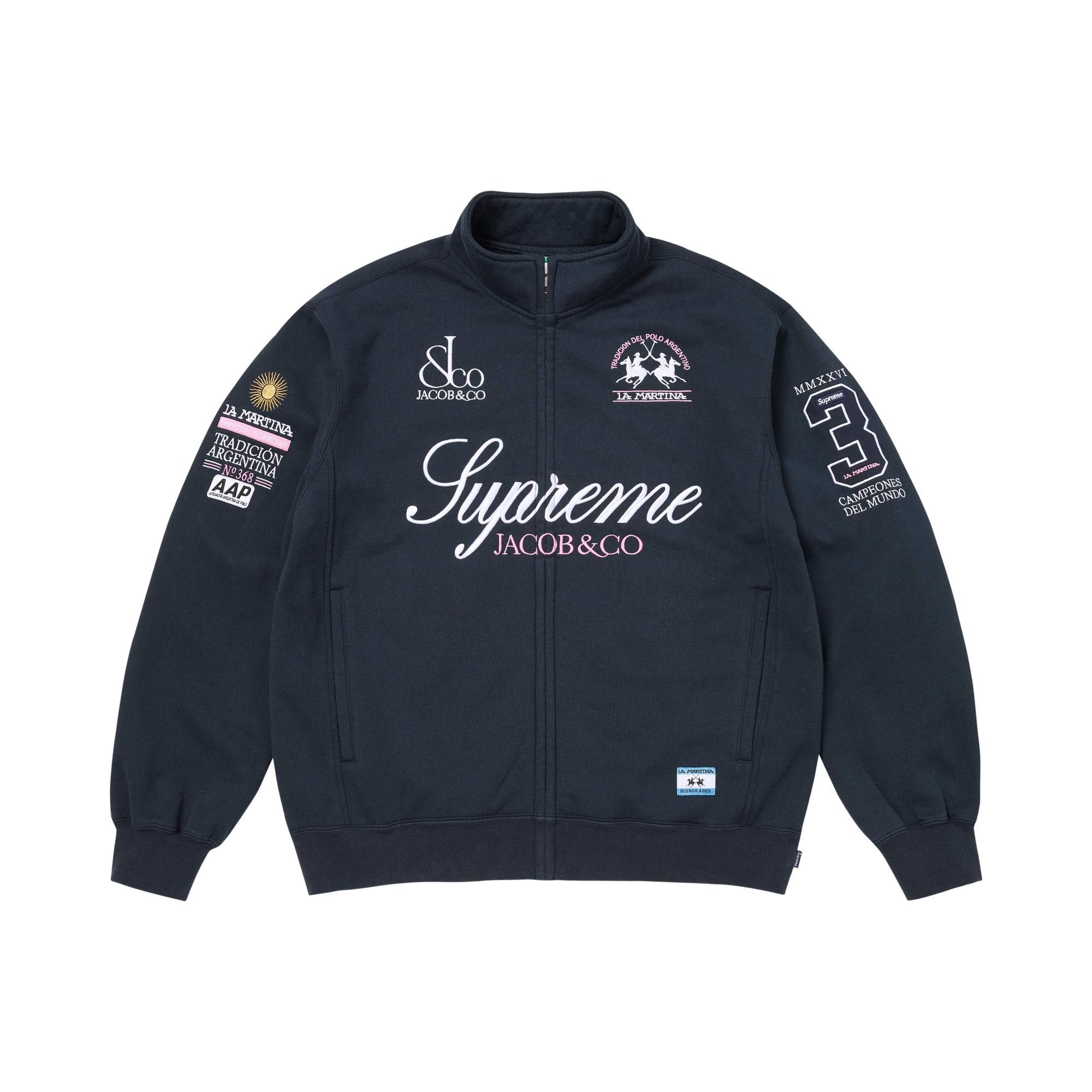 Supreme x La Martina Zip Up Sweatshirt紺S Buy Supreme x La Martina x Jacob & Co Zip Up Sweatshirt 'Navy