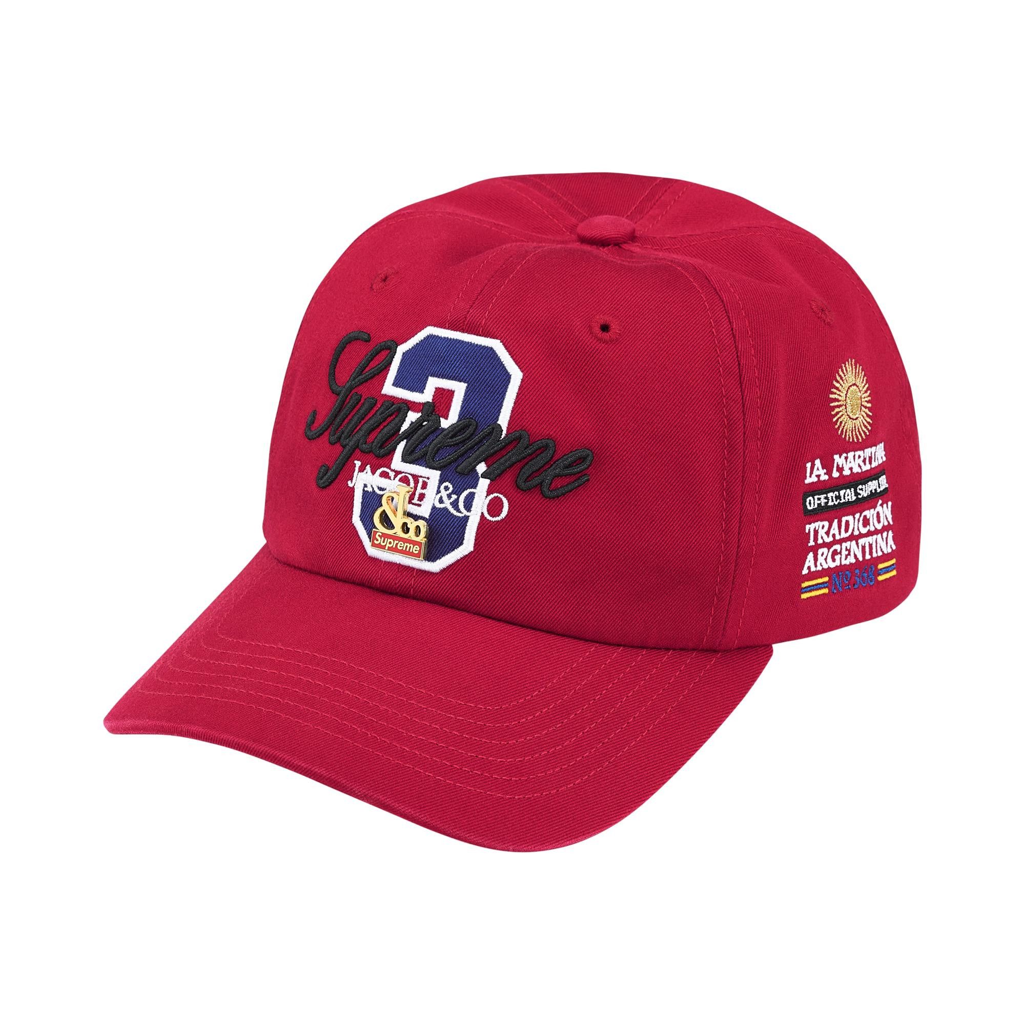 帽子 Supreme/La Martina/Jacob&Co 6-Panel Red Buy Supreme x La Martina x Jacob & Co 6-Panel 'Red' - SS26H61 RED