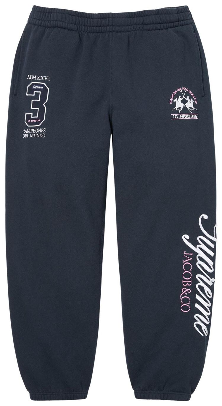 Supreme x La Martina x Jacob  Co Sweatpant Navy