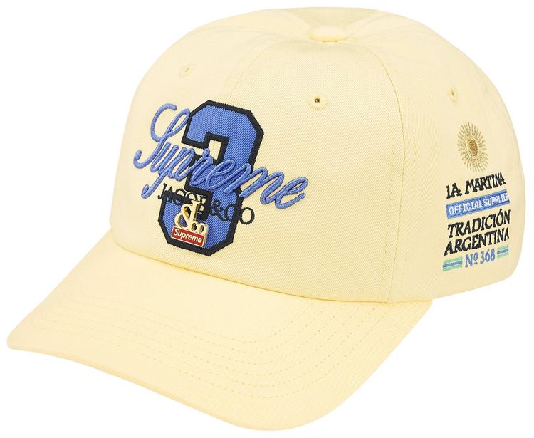 Supreme x La Martina x Jacob  Co 6 Panel Light Yellow