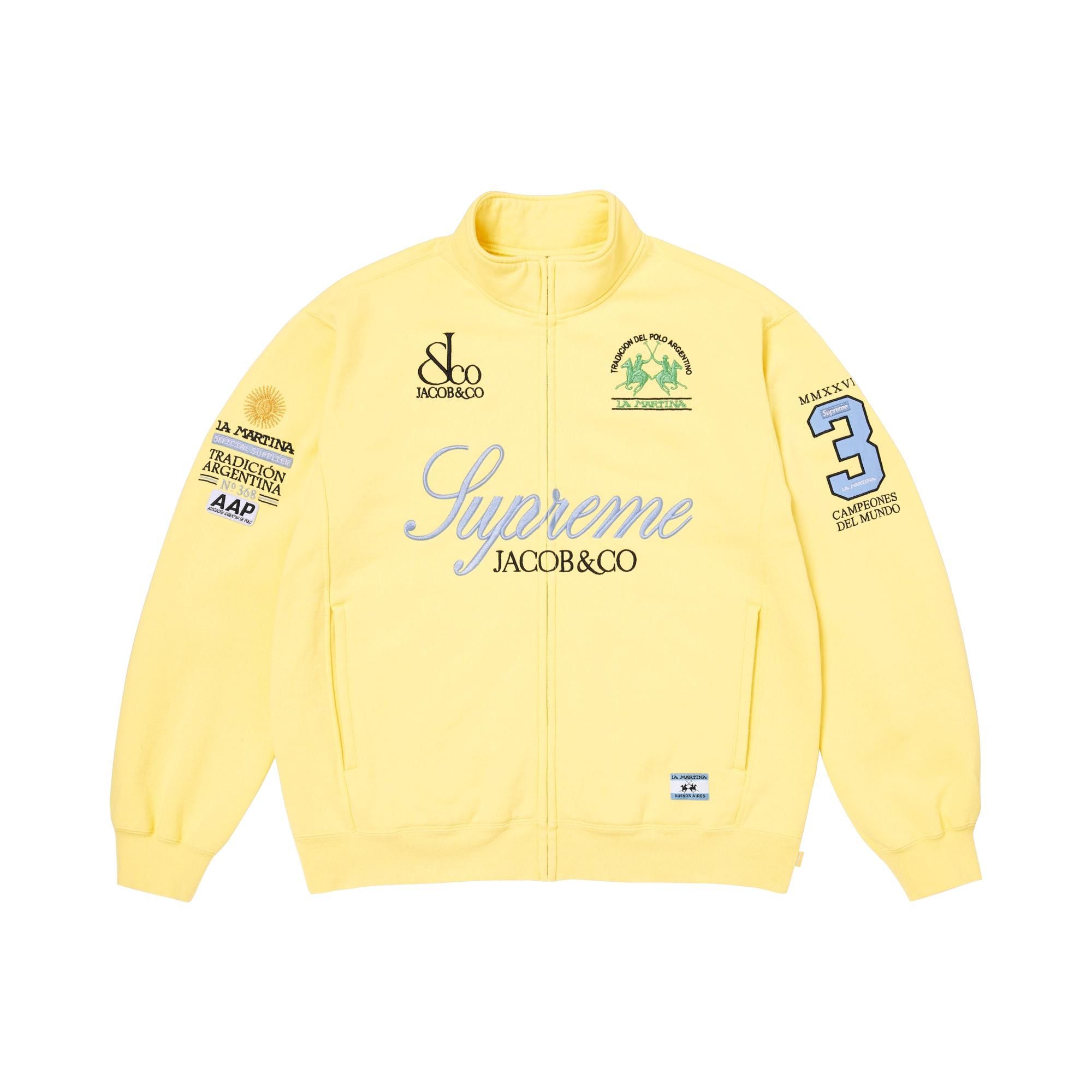 Buy Supreme x La Martina x Jacob & Co Zip Up Sweatshirt 'Light