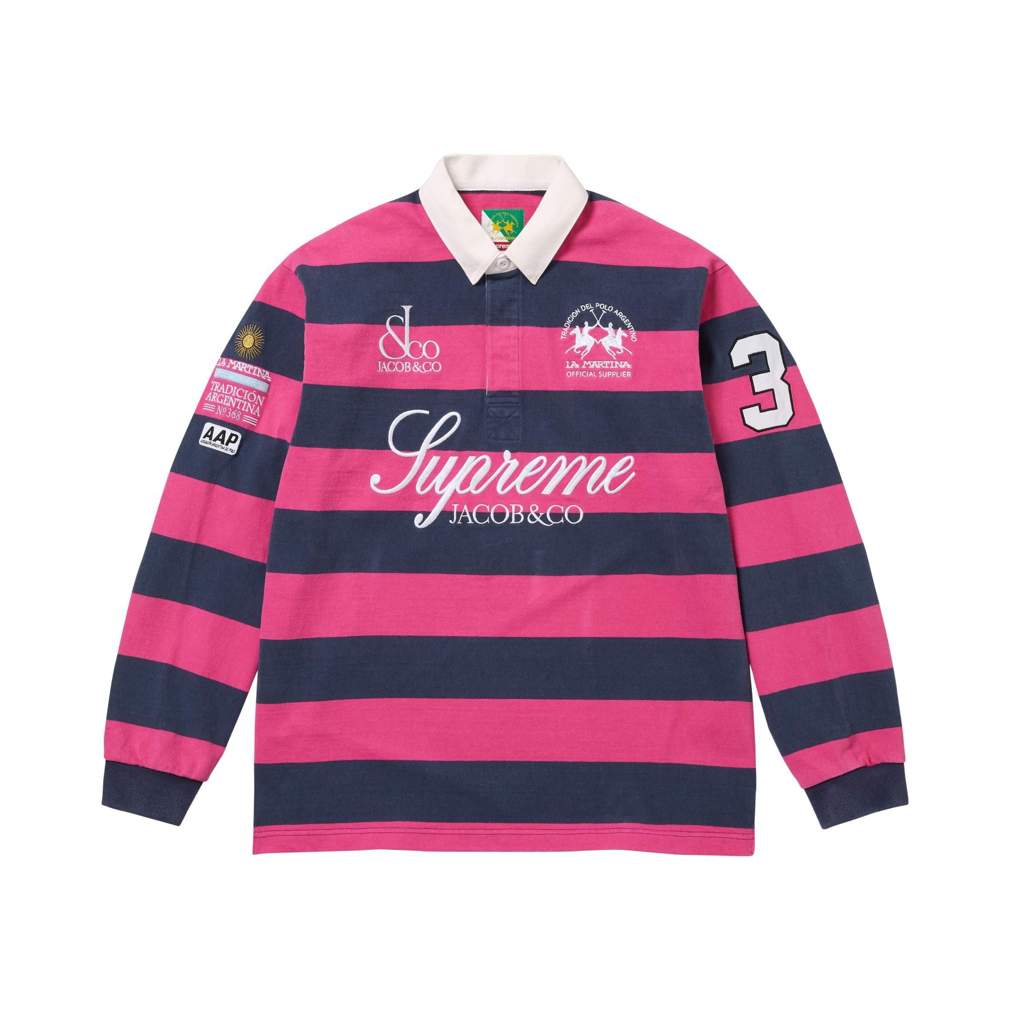 Buy Supreme x La Martina x Jacob & Co Rugby 'Stripe' - SS26KN65