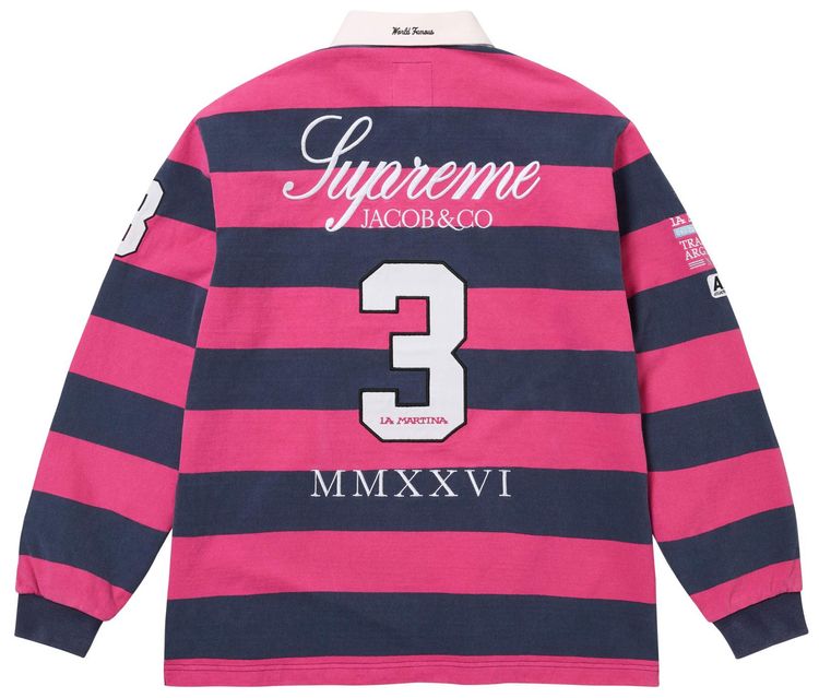 Supreme x La Martina x Jacob  Co Rugby Stripe