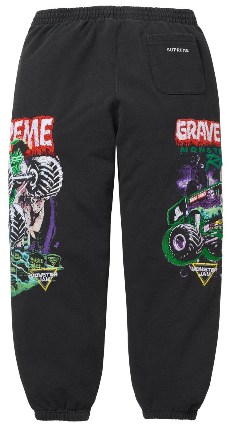 Supreme Monster Jam Grave Digger Sweatpant Black
