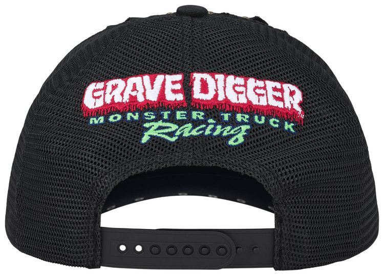 Supreme Monster Jam Grave Digger Mesh Back 5 Panel Black