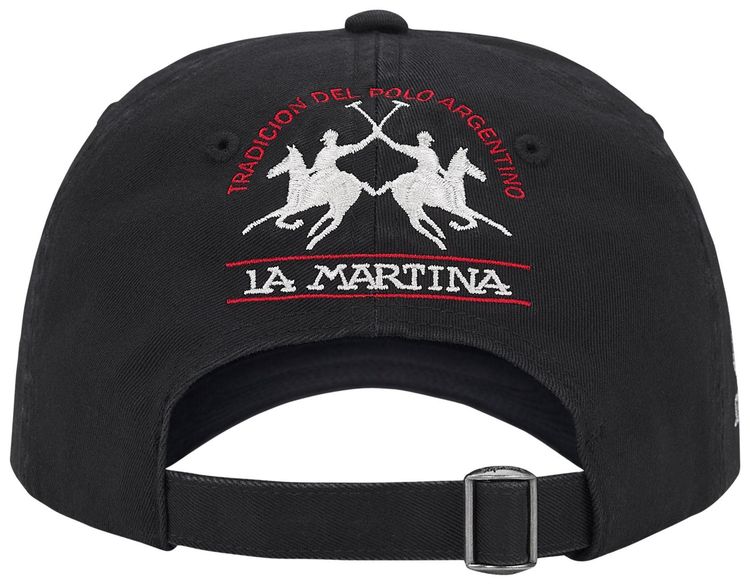 Supreme x La Martina x Jacob  Co 6 Panel Black