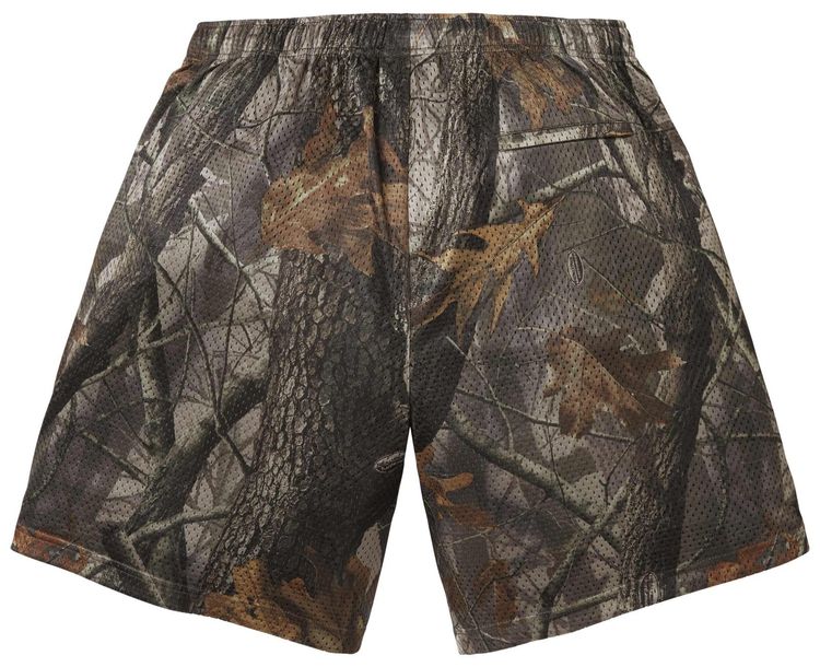 Supreme Rhinestone Mesh Short Realtree Hardwoods Camo
