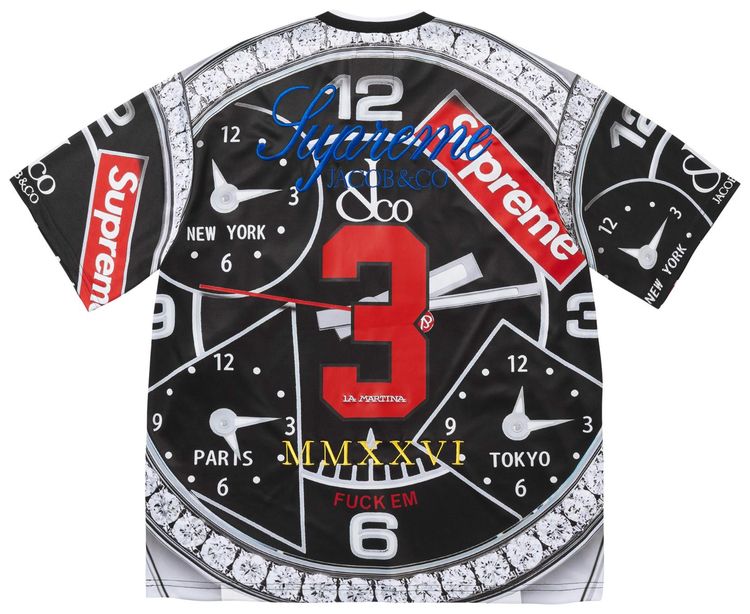 Supreme x La Martina x Jacob  Co Jersey Black