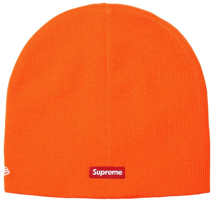 Supreme New Era Rhinestone Beanie Orange