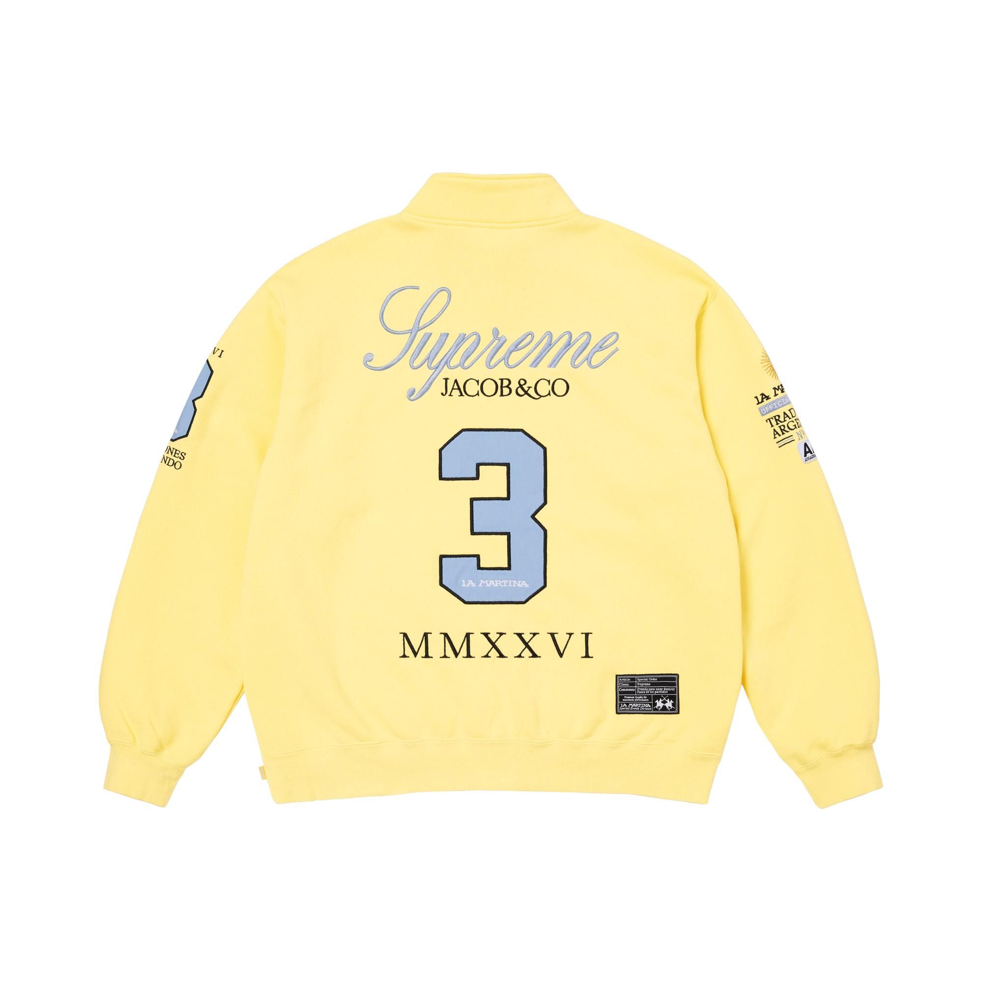 Buy Supreme x La Martina x Jacob & Co Zip Up Sweatshirt 'Light