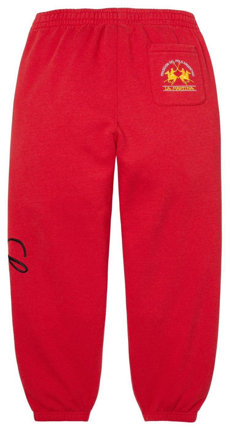 Supreme x La Martina x Jacob  Co Sweatpant Red