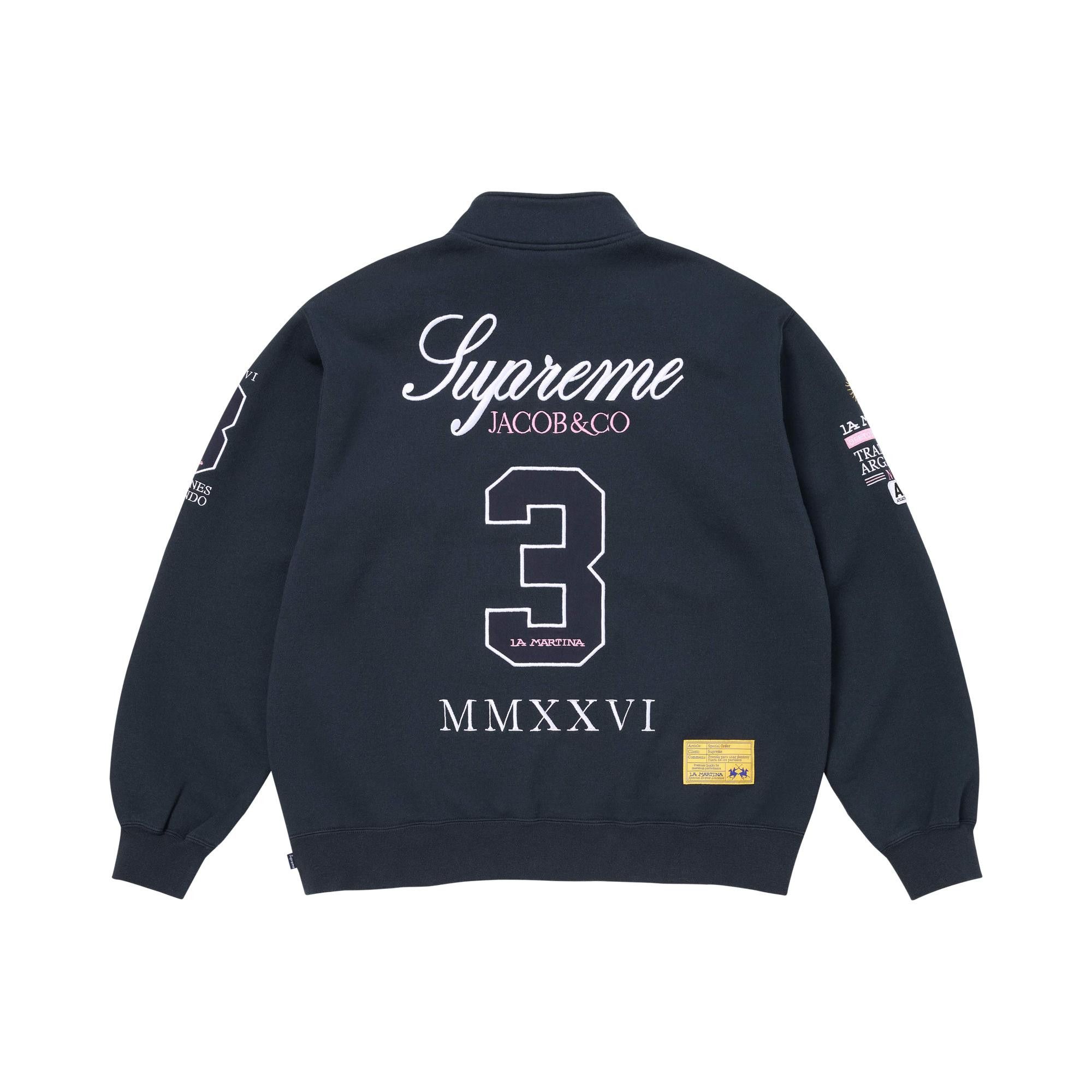 Supreme x La Martina Zip Up Sweatshirt紺S Buy Supreme x La Martina x Jacob & Co Zip Up Sweatshirt 'Navy
