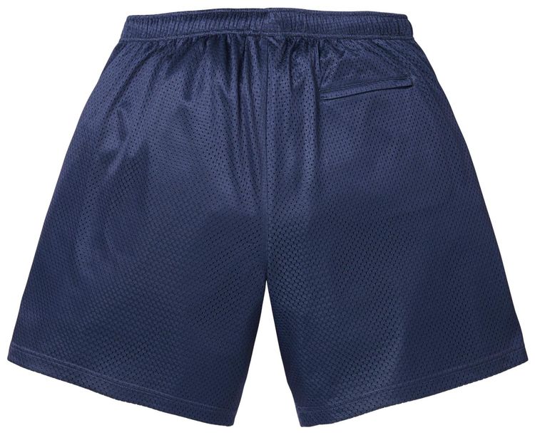 Supreme Rhinestone Mesh Short Navy