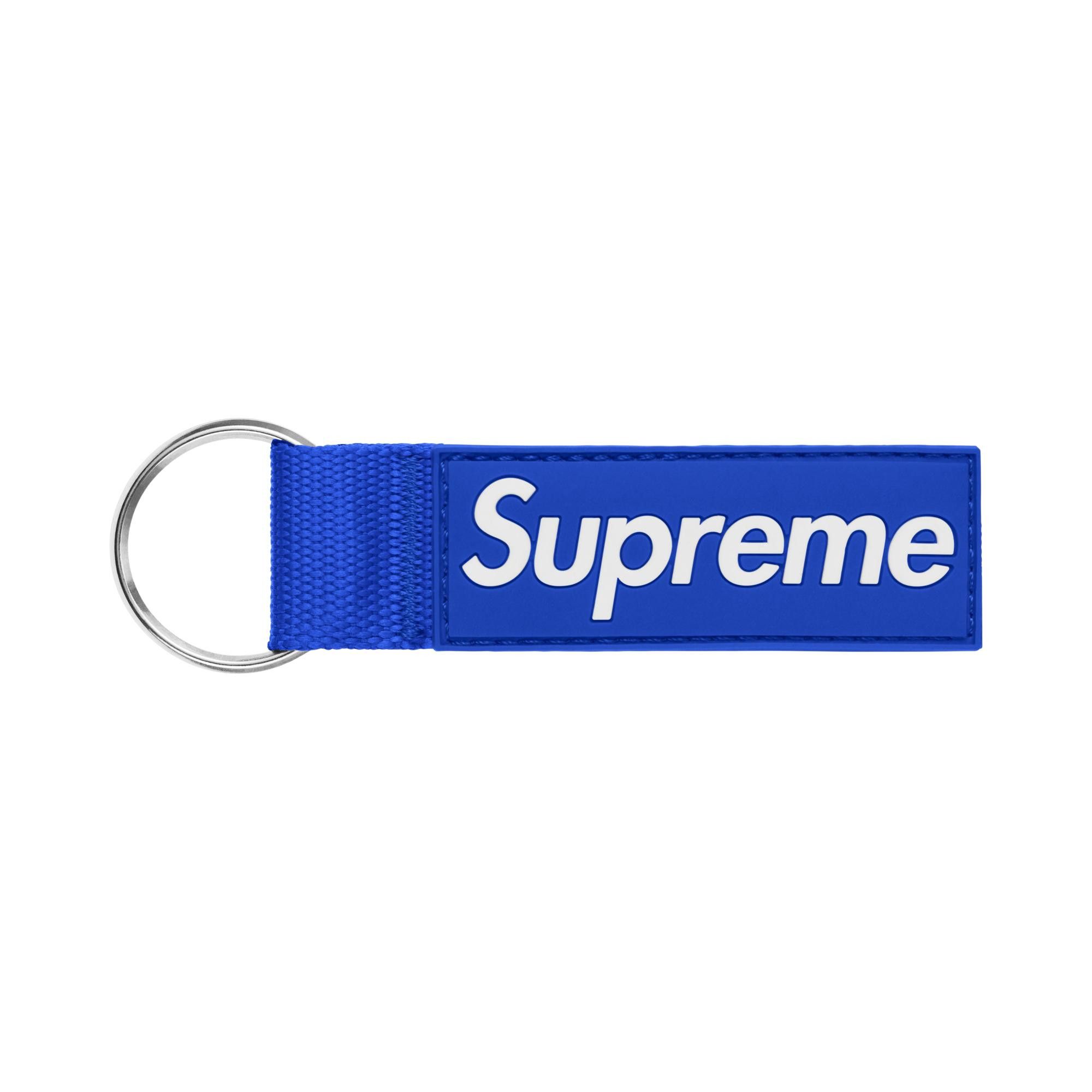 Buy Supreme Webbing Keychain 'Royal' - SS26A135 ROYAL | GOAT