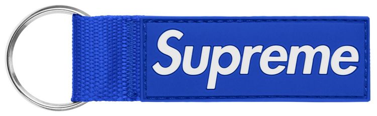 Supreme Webbing Keychain Royal