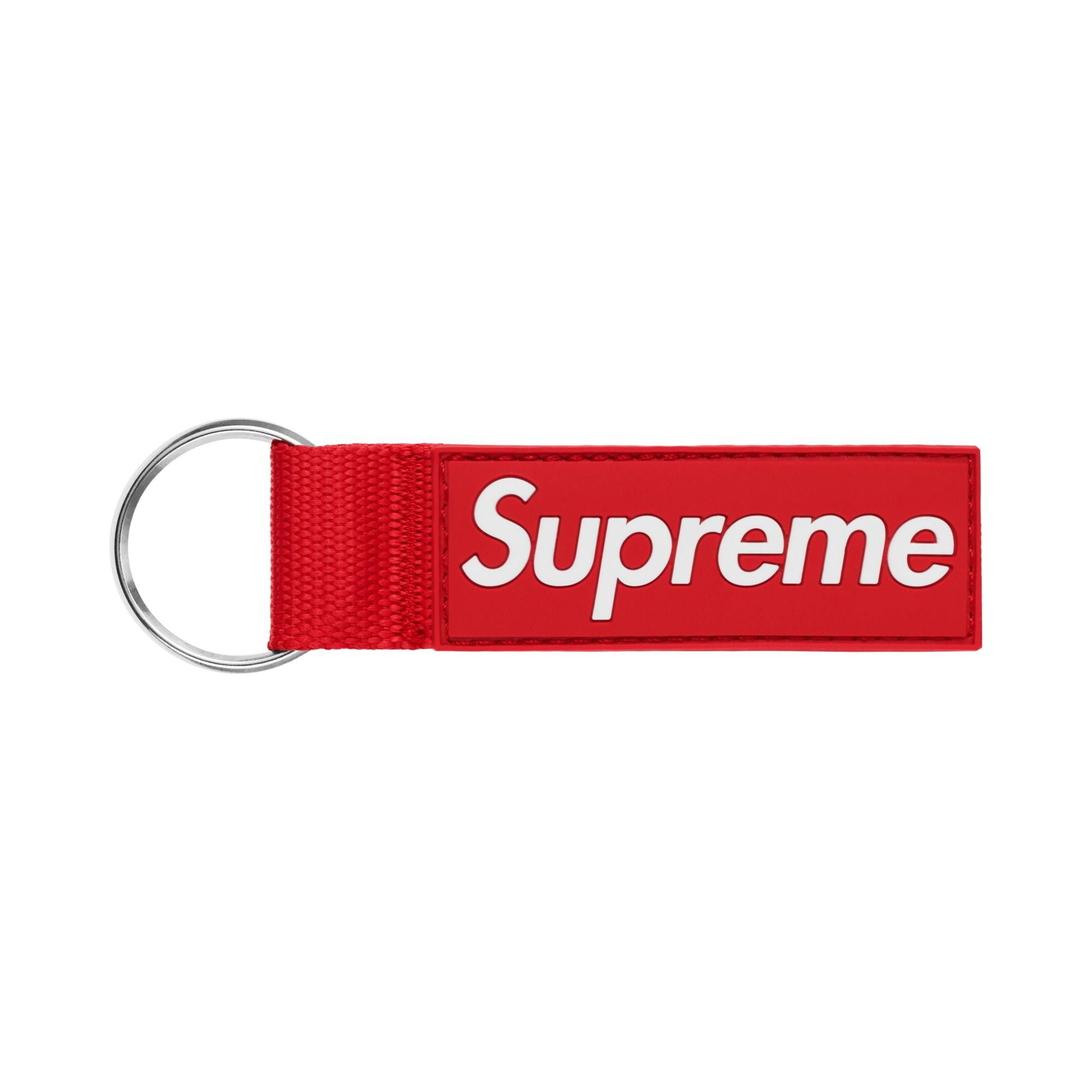 Buy Supreme Webbing Keychain 'Red' - SS26A135 RED | GOAT