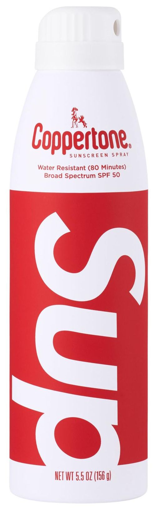 Supreme x Coppertone Sunscreen Spray White