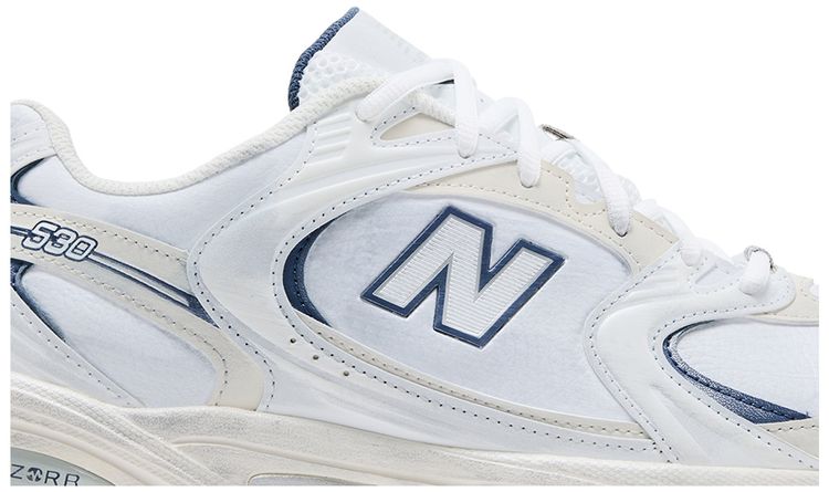 New Balance 530 Linen Fog Overcast Distressed