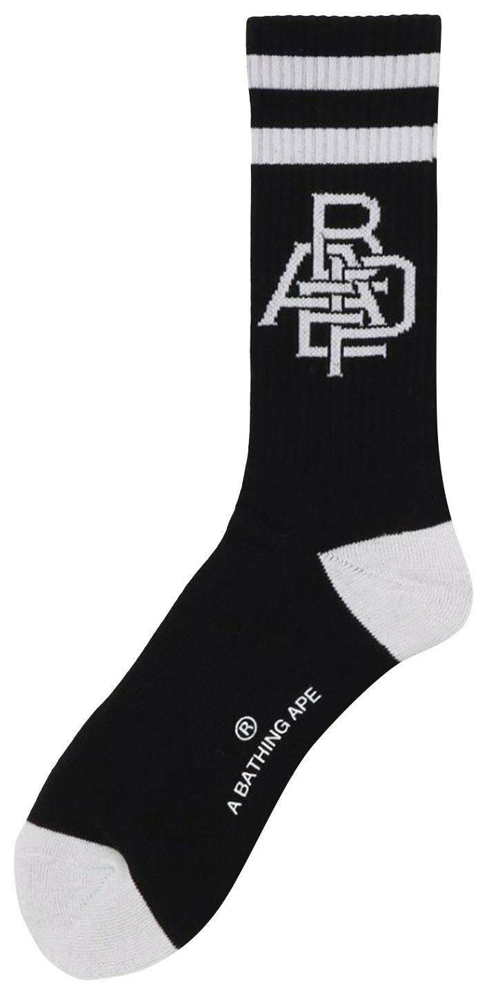 BAPE Head Line Socks Black