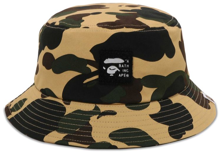 BAPE Camo Bucket Hat Yellow