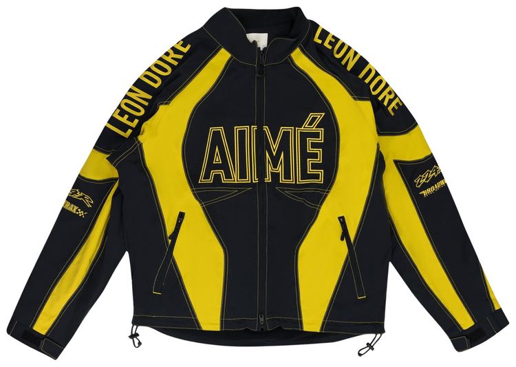 Aime Leon Dore Nylon Racing Jacket Black