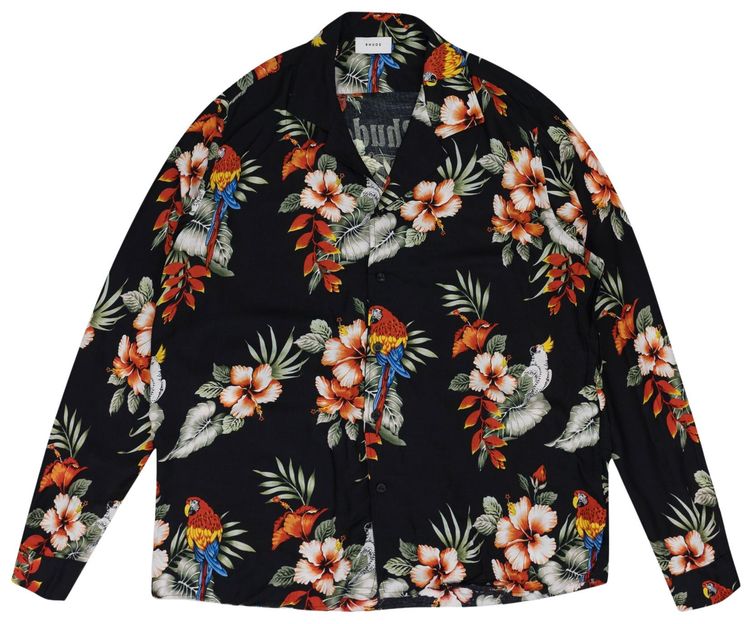 Rhude Floral Button Up Shirt Multicolor