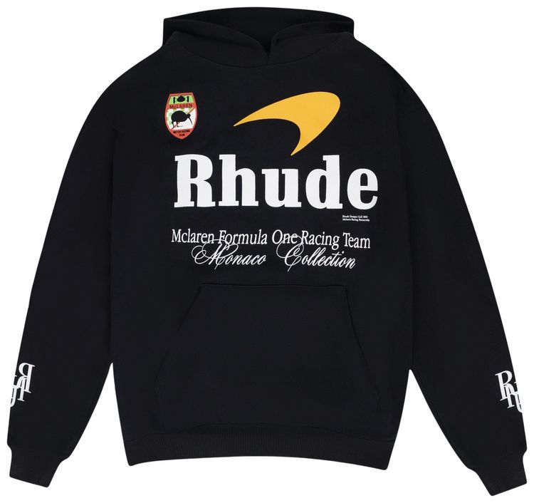Rhude Monaco Hoodie Black