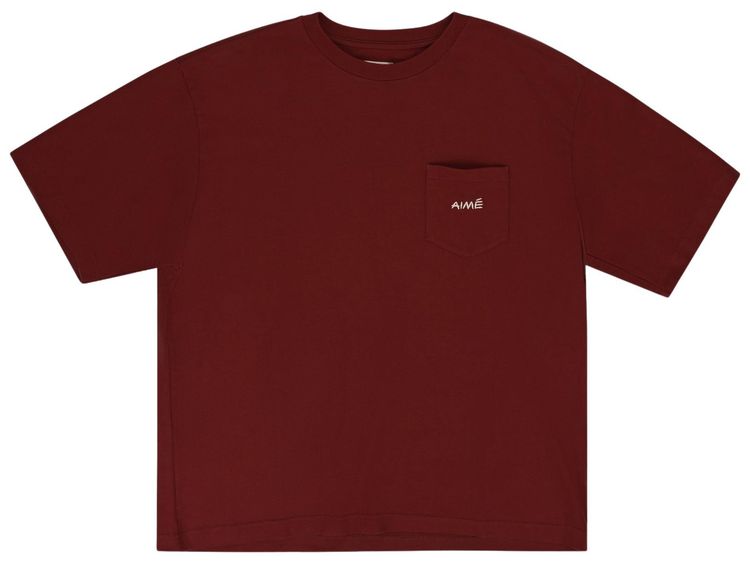 Aime Leon Dore Embroideaime Pocket Tee Red