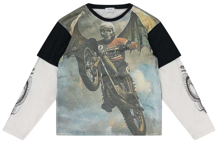 Rhude Leap Of Death T Shirt Multicolor