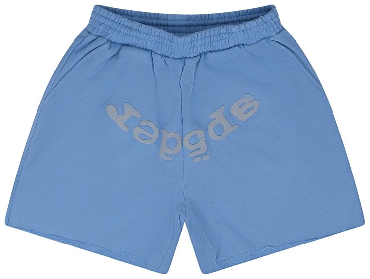 Sp5der Dusty OG Web V2 Sweatshort Blue