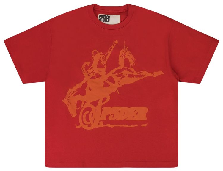 Sp5der Rodeo T Shirt Red