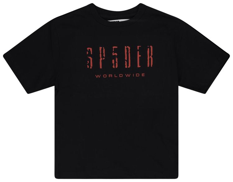 Sp5der Worldwide T Shirt Black