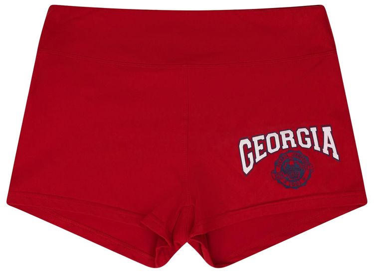 Sp5der Georgia Tiny Shorts Red