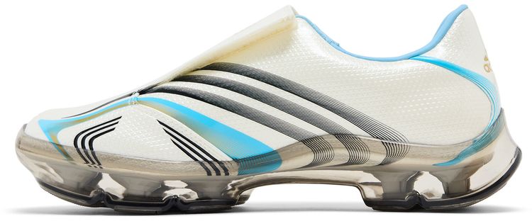 Kith x Messi x adidas Wmns F50 Inframe Off White Clear Blue Gold