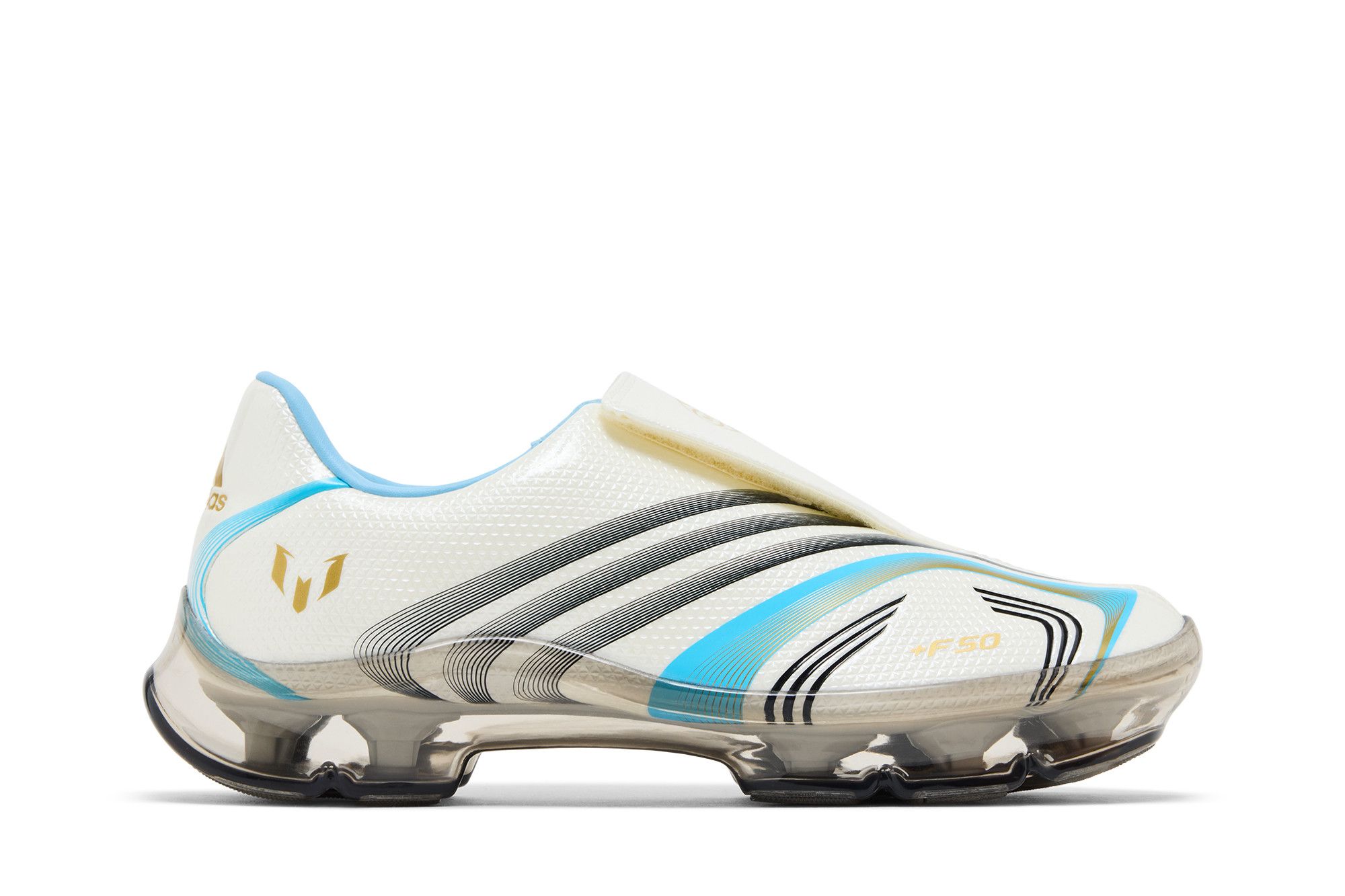 Buy Kith x Messi x adidas Wmns F50 Inframe 'Off White Clear Blue