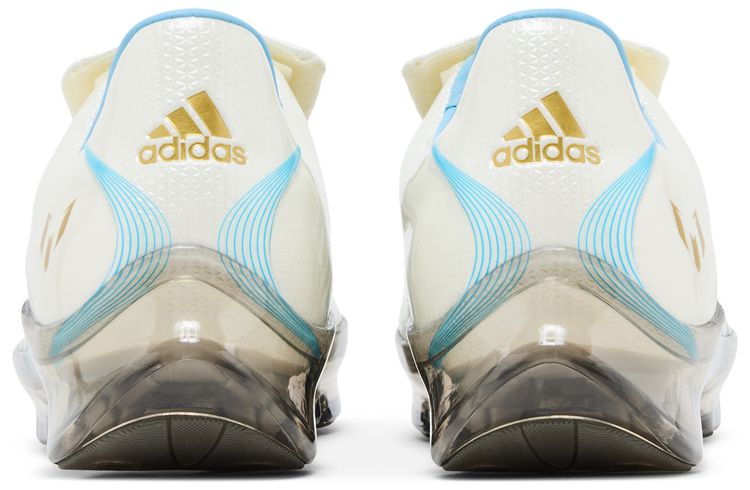 Kith x Messi x adidas Wmns F50 Inframe Off White Clear Blue Gold