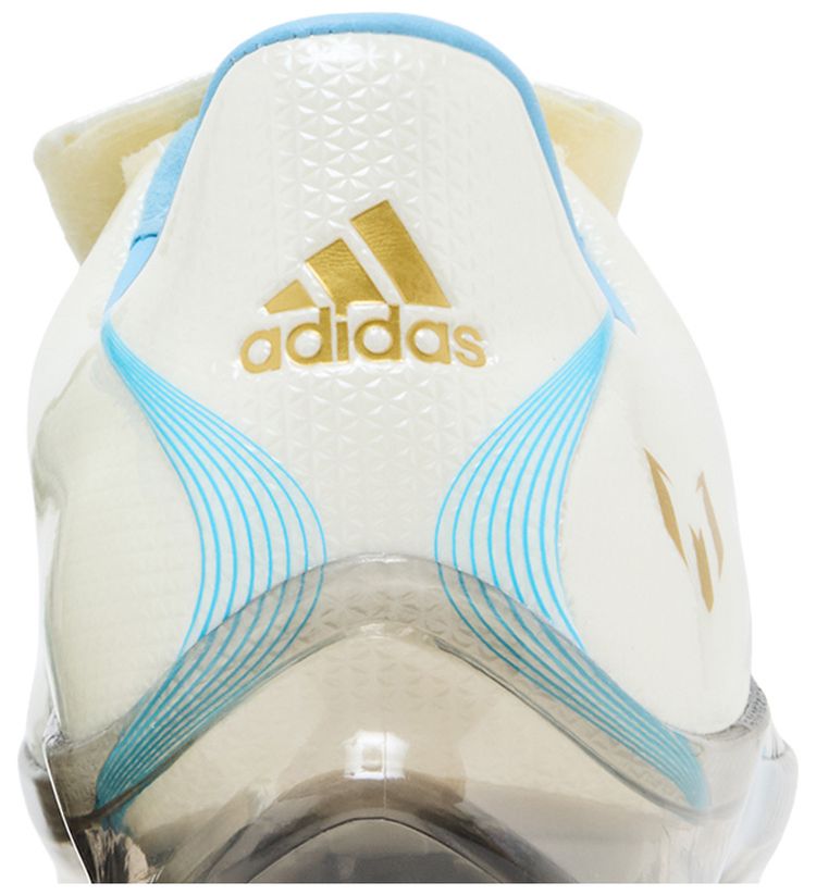 Kith x Messi x adidas Wmns F50 Inframe Off White Clear Blue Gold