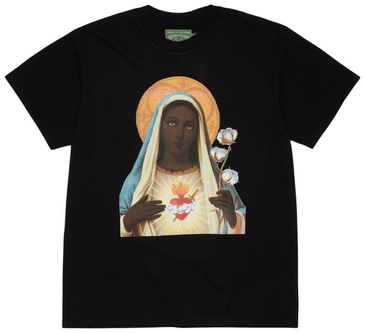 Denim Tears Mary Tee Black