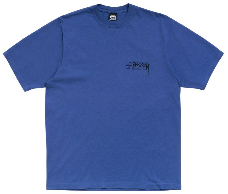 Stussy Beach Roots Tee Pigment Dyed Indigo
