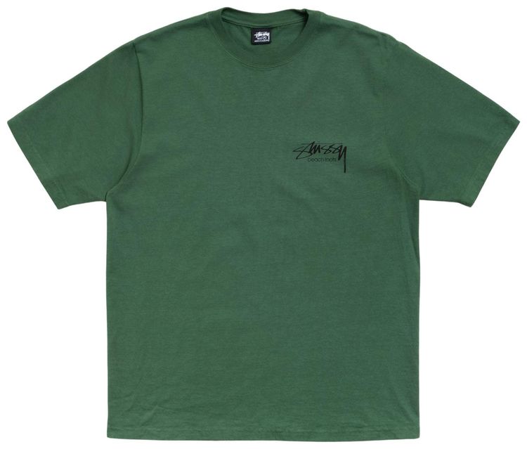 Stussy Beach Roots Tee Pigment Dyed Pine