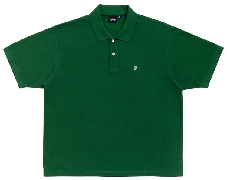 Stussy Classic Pique Polo Pine
