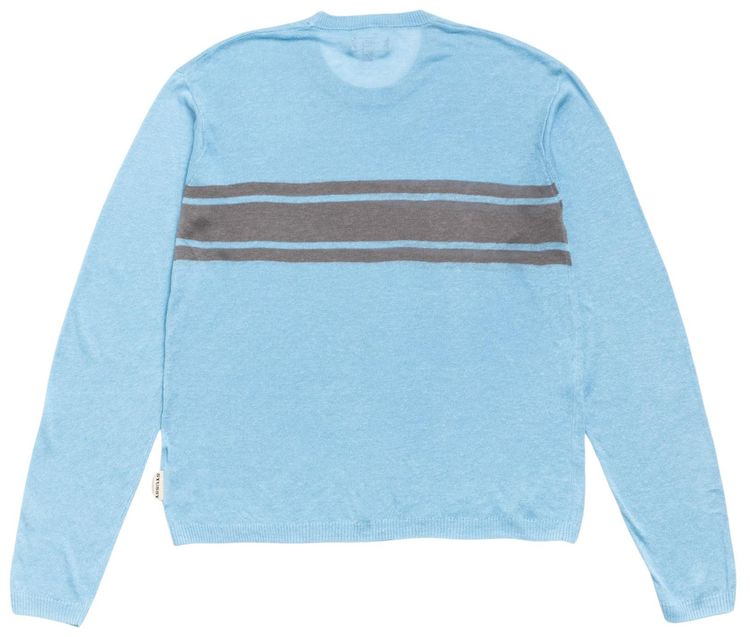 Stussy Lightweight Striped Sweater Blue