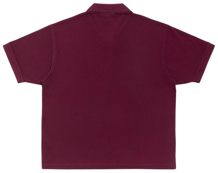Stussy Classic Pique Polo Plum