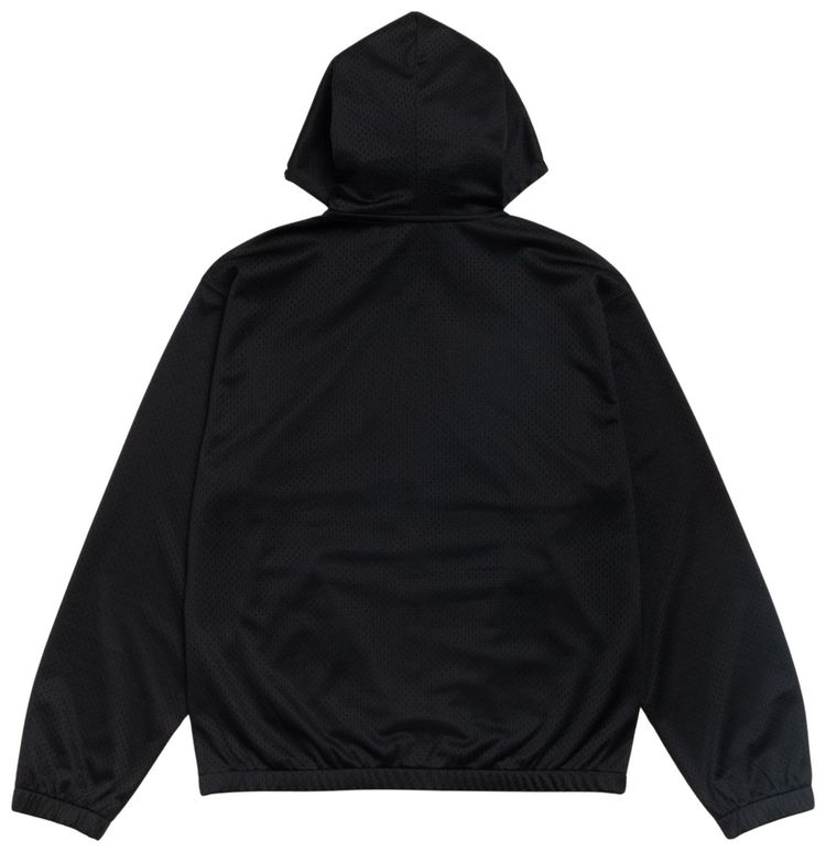 Stussy Athletic Mesh Zip Hoodie Black