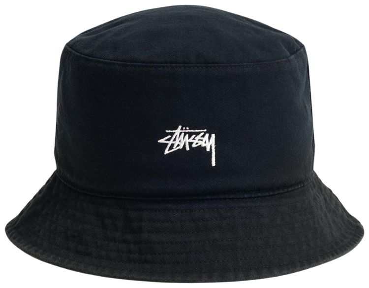 Stussy Reversible Stock Bucket Hat BlackOlive