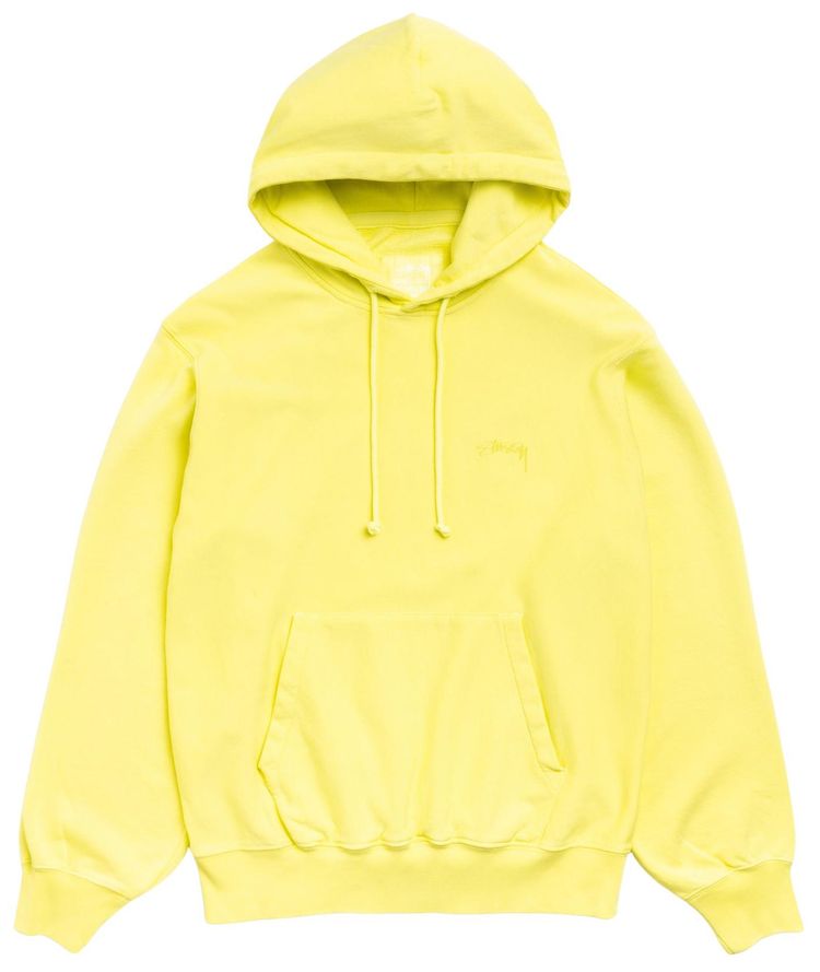 Stussy Lightweight Terry Hoodie Yellow