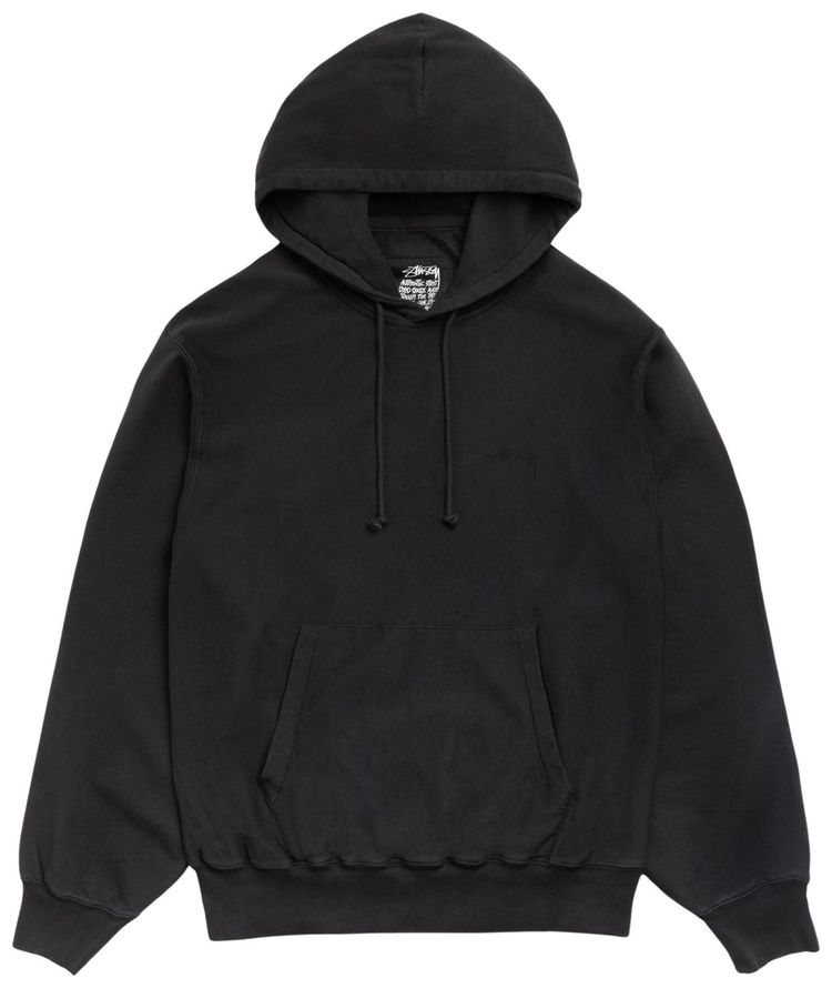 Stussy Lightweight Terry Hoodie Black