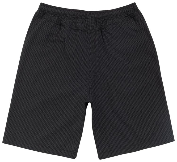 Stussy Baggy Seersucker Beach Short Black