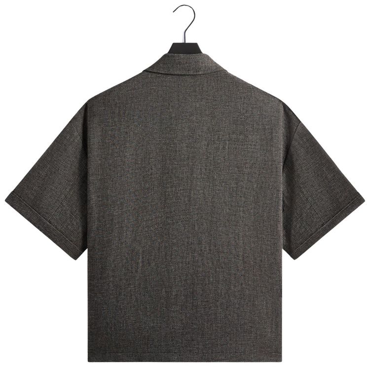 Kith Kin Textured Linen Ito Blazer Black Melange